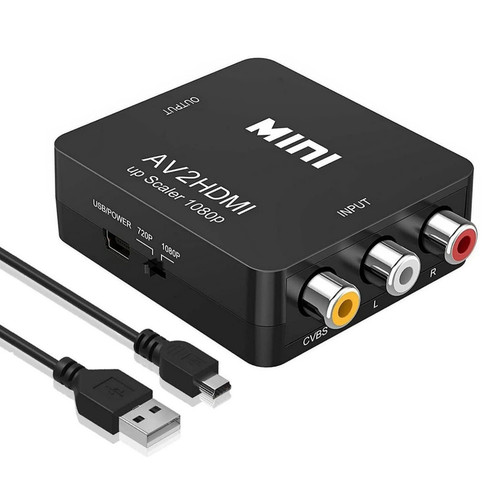 Hdmi adapter konverter - av,