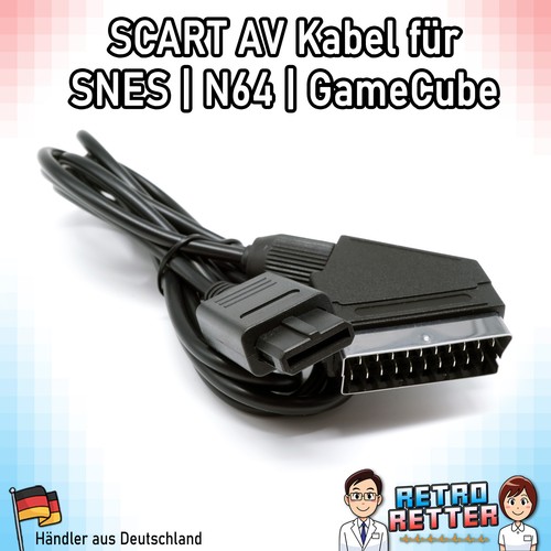 Ntsc rgb scart kabel snes - scart, n64