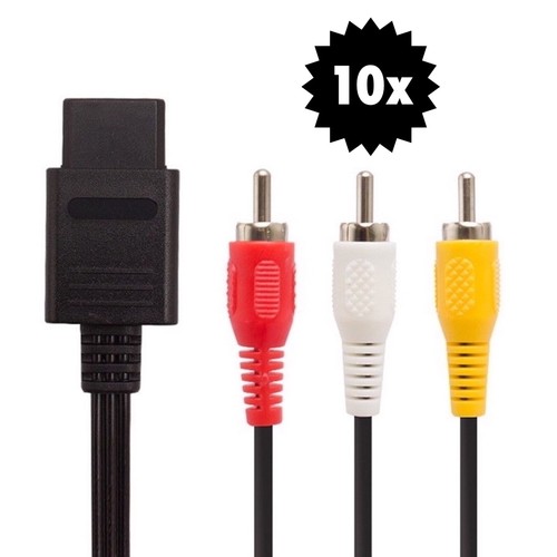 10x tv kabel - av, tv-kabel
