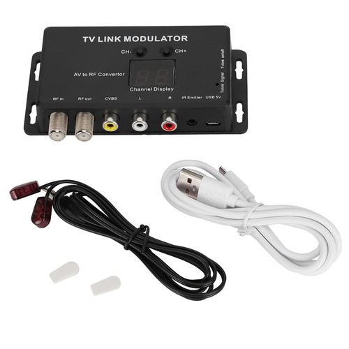 Uhf link modulator av - rf,